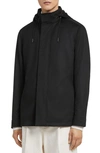 Zegna Oasi Cashmere Lite Hooded Jacket In Navy