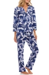 THE LAZY POET EMMA BLUE PLUME COTTON pyjamas