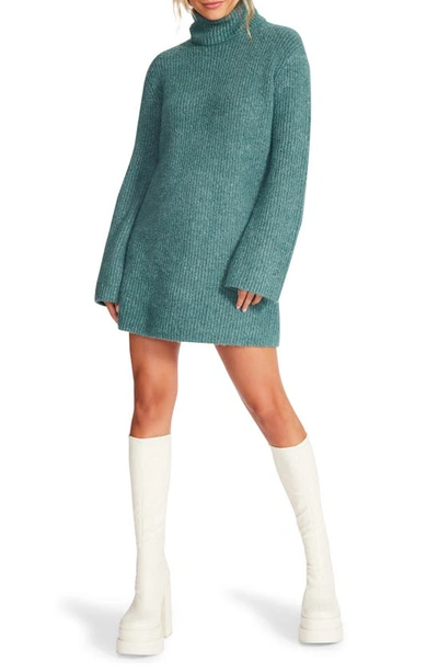 Steve Madden Abbie Jumper Dress In Foliage Green