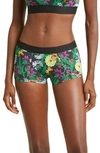 Tomboyx Stretch Modal Boyshorts In Venom Garden