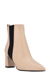 Calvin Klein Women's Feli Ankle Dress Booties Women's Shoes In Light Natural Leather