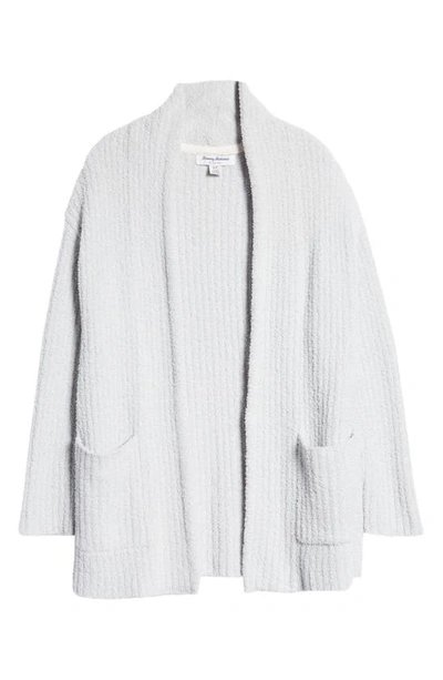 Tommy Bahama Sea Swell Ribbed Cardigan In Grey