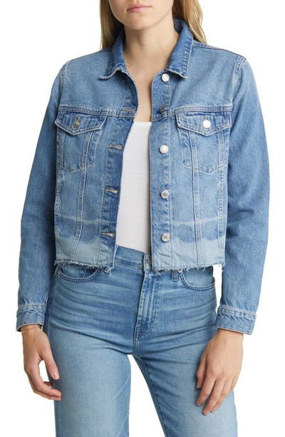 Mavi Jeans Sienna Mid Crop Denim Jacket In Multi
