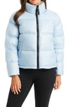 Sanctuary Core Down Puffer Jacket In Icy Blue