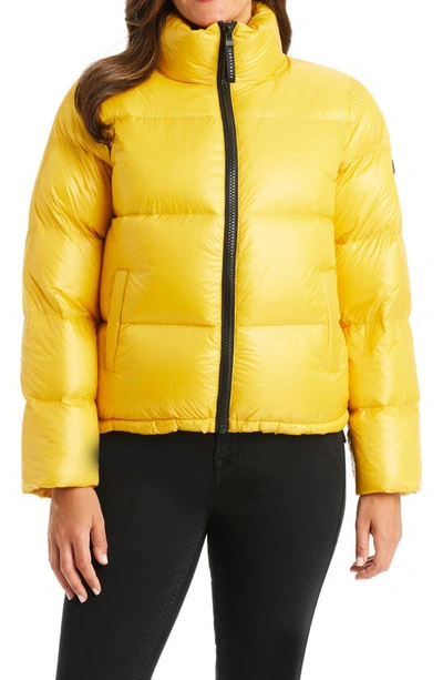 Sanctuary Core Down Puffer Jacket In Sunshine