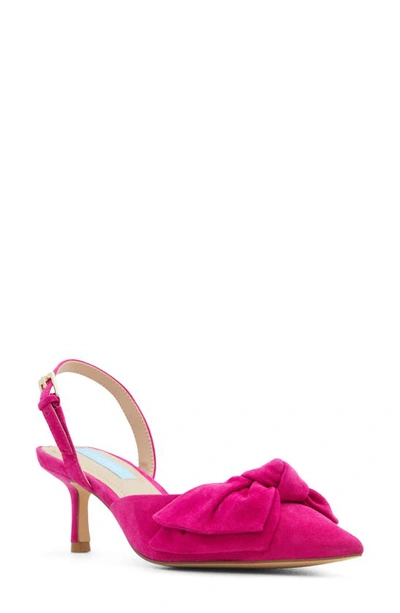 Draper James Tess Pointed Toe Pump In Bright Pink