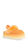 Ugg Funkette Genuine Shearling Slipper In Papaya Orange