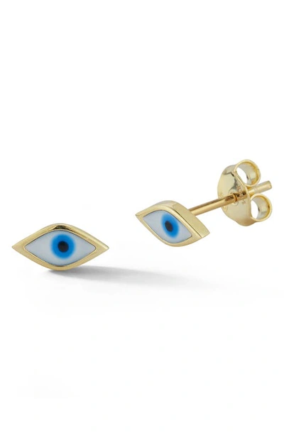 Ember Fine Jewelry 14k Gold Evil Eye Stud Earrings