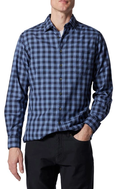Rodd & Gunn Nixon Park Sports Fit Check Button-up Oxford Shirt In Chambray