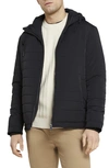 Ted Baker Ovarn Stretch Quilted Jacket In Black