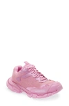 Balenciaga Track 3.0 Mesh And Rubber Sneakers In Pink White
