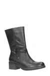 Wolky Edmonton Water Resistant Boot In Black Softy Wax Leather
