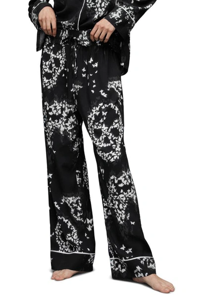 Allsaints Safi Orsino Pajama Pants In Black