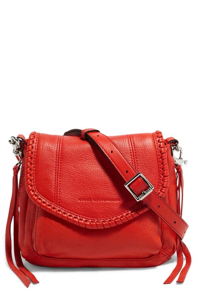 Aimee Kestenberg Mini All For Love Convertible Leather Crossbody Bag In Corvette Red