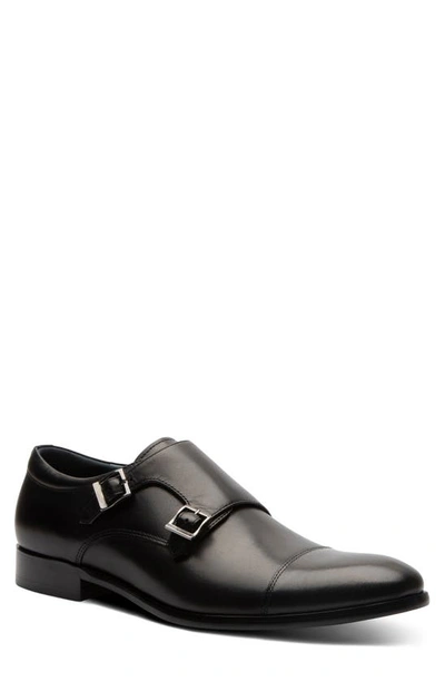 Blake Mckay Miles Double Monk Strap Loafer In Black