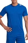 Adidas Originals Designed For Training Performance T-shirt In Blue