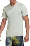 Adidas Originals Designed 4 Training Heat.rdy Hiit T-shirt In Linen Green