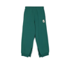 Mm6 Maison Margiela Teen Green Logo Patch Cotton Track Pants In Green