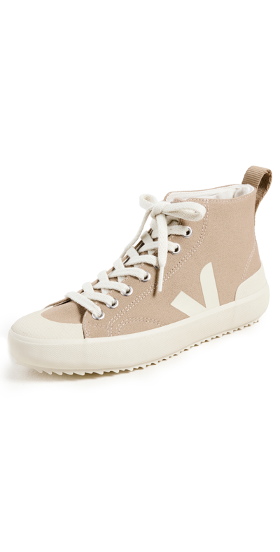 Veja 'nova' Canvas High-top Lace-up Sneakers In Neutral