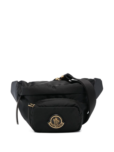Moncler Felicie Nylon Belt Bag In Black
