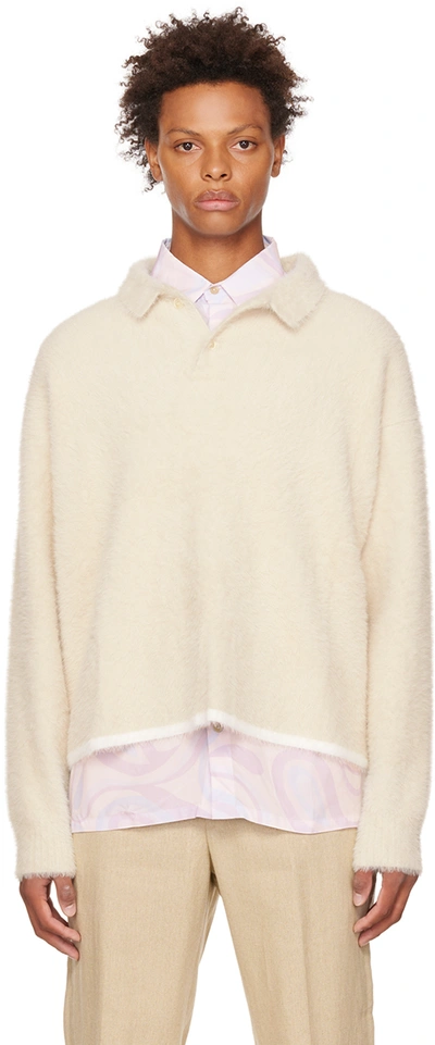 ア*ス様 JACQUEMUS LE POLO NEVE KNITS ア*ス様 JACQUEMUS LE POLO NEVE KNITS JACQUEMUS: Off-White Le