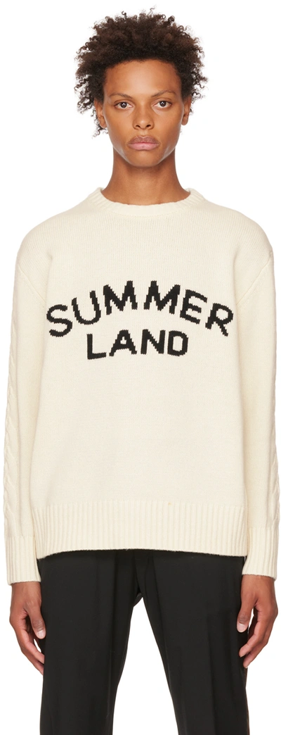 Nahmias Off-white 'summerland' Sweater In Sand