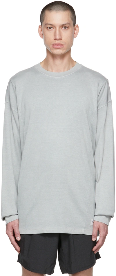 Reebok Gray Natural Dye Sweatshirt In Pure Grey 3