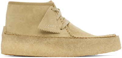 CLARKS ORIGINALS BEIGE CARAVAN DESERT BOOTS