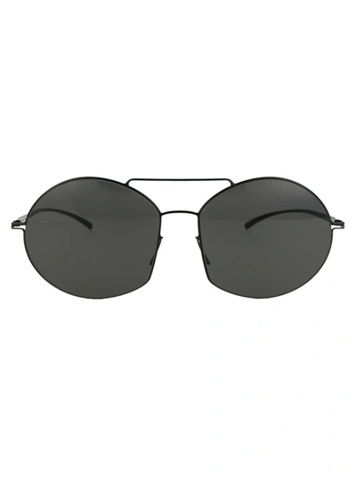 Mykita Mmesse003 Sunglasses In 190 E4 Black Dark Grey Solid