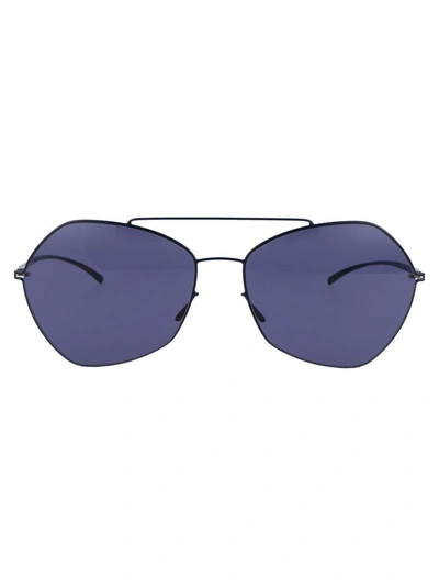 Mykita Mmesse012 Sunglasses In 261 E10 Dark Blue Indigo Solid