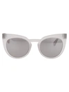 Mykita Mmraw005 Sunglasses In 817 Raw Coconut Water Warm Grey Flash