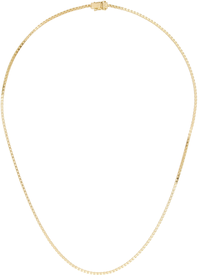 Tom Wood Gold Square Chain Necklace In 金色
