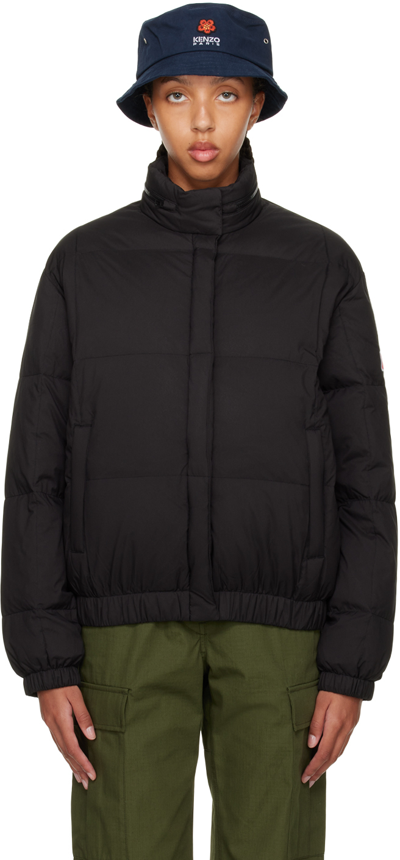 Kenzo Padded High-neck Shell-down Puffer Jacket In Black