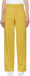 Gauchère Two-tone Stretch Wool Trousers In 7008 Sauterne