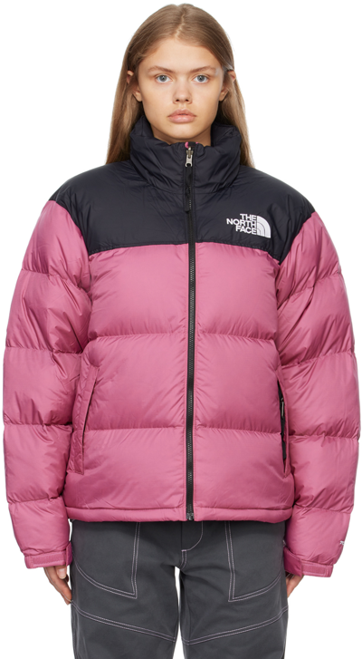The North Face Pink 1996 Retro Nuptse Down Jacket In Red Violet