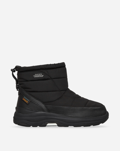Suicoke Bower Padded Snow Boots In Black
