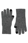 Nordstrom Rack Cashmere Tech Compatible Gloves In Black Multi