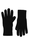 Nordstrom Rack Cashmere Tech Compatible Gloves In Black Rock