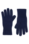 Nordstrom Rack Cashmere Tech Compatible Gloves In Navy Pageant