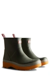 Hunter Original Play Waterproof Boot In Urban Grey/ Zinc/ Nomad Orange