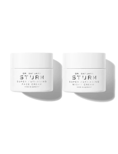 Dr Barbara Sturm Super Anti-aging Face Cream Day & Night Duo In White