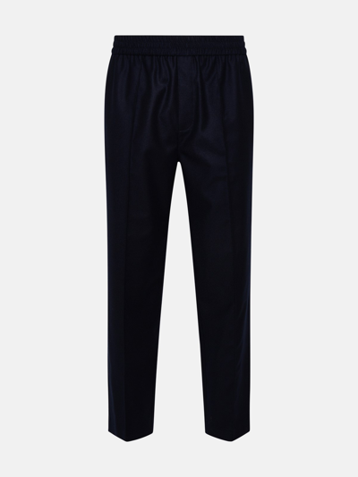 Apc Pieter Navy Wool Trousers