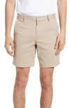 Peter Millar Pilot Slim-fit Stretch-pima Cotton-twill Shorts In Khaki