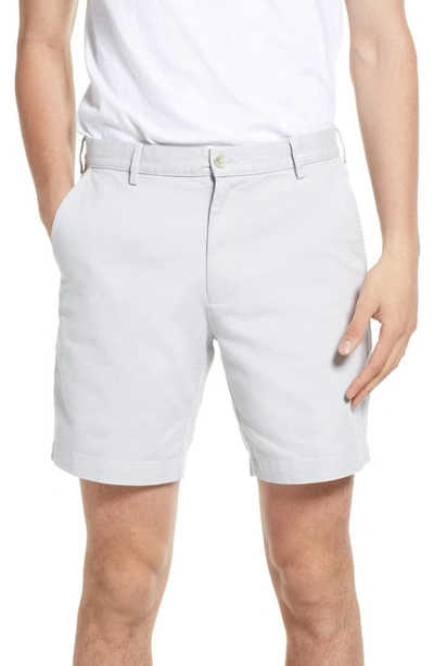 Peter Millar Men's Crown Pilot Twill Shorts In Light Grey