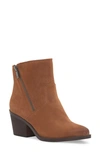 Lucky Brand Wallinda Pointed Toe Bootie In Ginger Oilsue