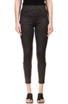 Sanctuary Runway Plaid Leggings In Cinder