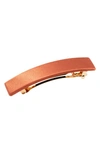 L Erickson Satin Rectangle Barrette In Fireside