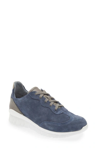 Naot Infinity Colorblock Sneaker In Midnight Blue Gray Combo