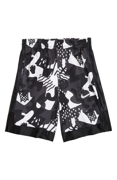 Nike Dri-fit Elite Big Kids' (boys') Basketball Shorts In Black