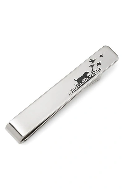 Cufflinks, Inc Hunting Dog Tie Bar In Silver